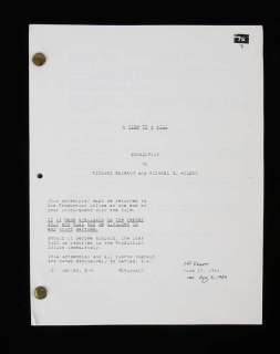 James Bond A View to a Kill - First draft script from 1984, later printed. | Ewbank’s