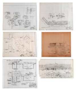 Blade Runner (1982) | Six Exterior / Urban Construction Drawings, all signed by Art Director Lawrence G. Paull | Sotheby’s
