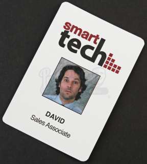 THE 40-YEAR-OLD VIRGIN - David‘s (Paul Rudd) Production Made Smart Tech Badge