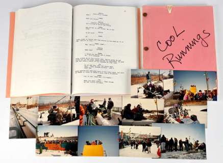 Lot 4225 - Cool Runnings (1993) - Two scripts and 18 original on-set photographs from the John Candy 1993…