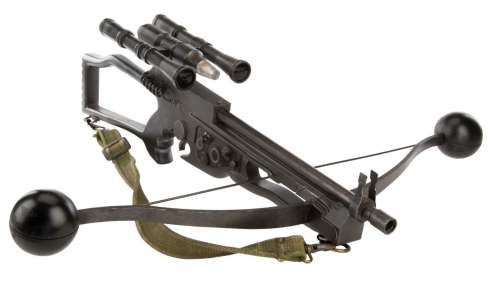 Lot 1172 - Propshop ‘Chewbacca‘s Bowcaster‘ precise recreation weapon from Star Wars: Episode VII.