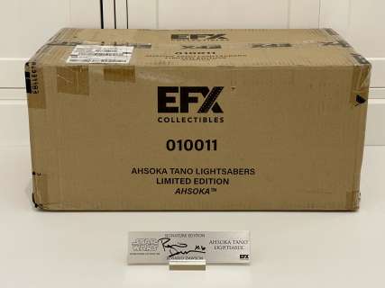 EFX Ahsoka Tano Dual Saber w/ Rosario Dawson Signature Plaque