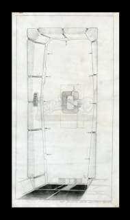 Harry Lange Auction | Hand-Drawn Pirate Ship Interior Cockpit Door | Propstore