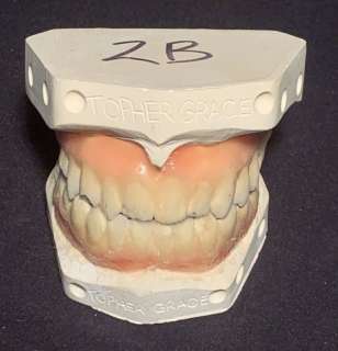 Lot 249 - Spider-Man 3 (2007) - Topher Grace 2nd Stage Venom Teeth Prosthetic on Casting