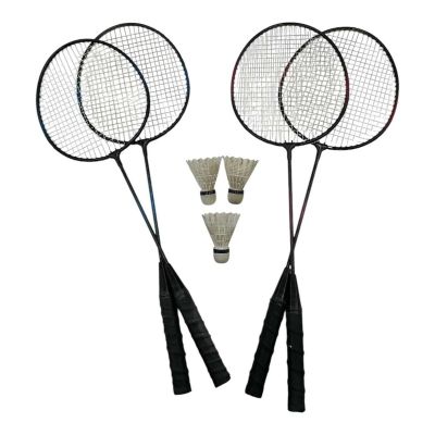 Lot 49: Preparation for the Next Life Production Used (3) Shuttlecocks & (2) (2) Badminton Racquet Sets | VIP Fan Auctions