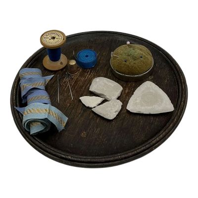 Mother Mary Sam Anselm Tray, 4 Piece Chalk Set & 10 Piece Sewing Set | VIP Fan Auctions