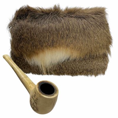 Lot 83: Wuthering Heights Heathcliff (Jacob Elordi) Screen Used Pouch & Pipe Sc 110 | VIP Fan Auctions
