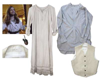 Screen-Worn Costume Lot From ’’Peter Pan’’ -- Costumes Worn by Captain Hook & Wendy | Nate Sanders