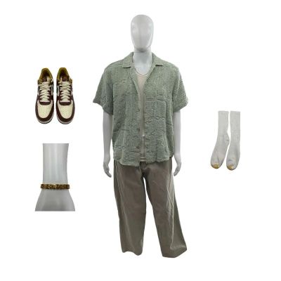 Lot 40: Is God Is Scotch Screen Worn Sneakers, Socks, Jeans, Tank Top, Shirt, Bracelet & Necklace Ch 3 Sc 92-123 | VIP Fan Auctions