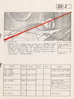 Dune special effects storyboards | Bonhams