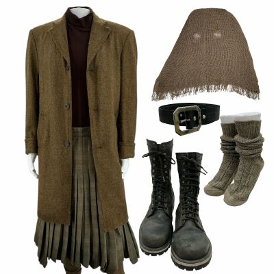 Fargo Season 5 Munch Screen Worn Coat, Jumpsuit, Shirt, Skirt, Belt, Burlap Mask, Socks & Boots Ss 5 | VIP Fan Auctions
