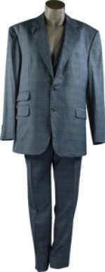 Ballers - Spencer‘s Custom Blue and White Plaid ALBA Suit....