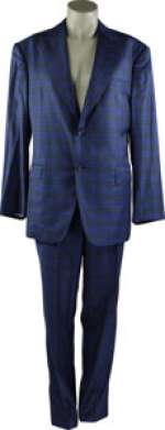 Ballers - Spencer‘s Custom Blue and Black Plaid ROBERT MATA Designs Suit....