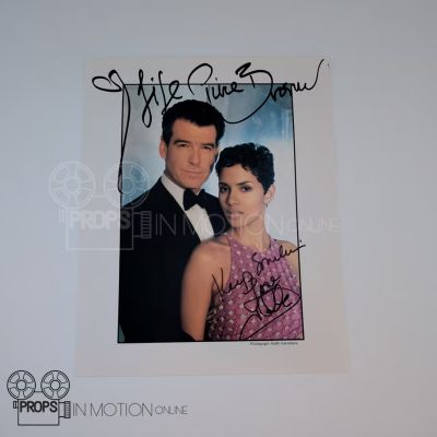 Die Another Day (2002) Pierce Brosnan & Halle Berry Signed Photograph (02822) | Props In Motion Online
