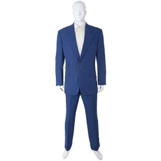 ANCHORMAN - Ron Burgundy (Will Ferrell) blue suit and dress shirt