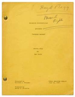 A final shooting script of Nothing Sacred | Bonhams