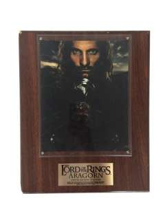 Lord of the Rings Aragorn LE Plaque | Premiere Props