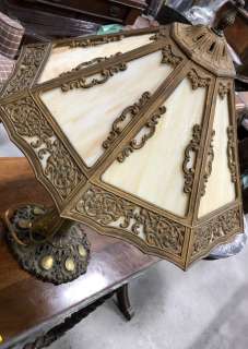 The American Horror Mystery-Thriller Show | Antique tiffany style table lamp (approx 2ft height) | Direct Liquidation