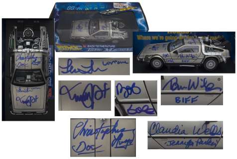 ’’Back to the Future’’ Cast Signed DeLorean | Nate Sanders