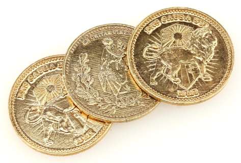 John Wick: Chapter 3- Parabellum | Three High Table Currency Coins | Propstore