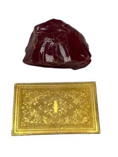 The Goonies (1985) - Prop Large Uncut Ruby and Gold Treasure From One-Eyed Willy’s Treasure | Hanlin Auction Service