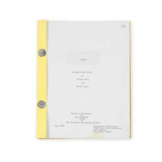 Alien: A Revised Final Draft Script, Twentieth Century Fox, 1979, | Bonhams