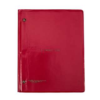 Original Revised Script Signed by Sammy Williams "Paul" for the Stage Musical A Chorus Line. | Bonhams