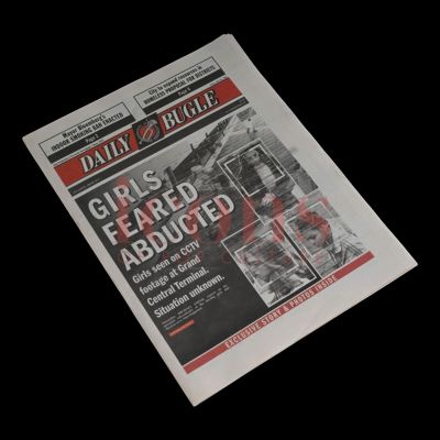 Lot 10 - Madame Web - "Daily Bugle" Newspaper - 65-10 - ICN-000580 | Icons of Pop Culture