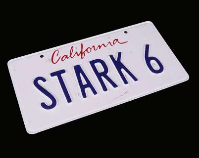 Iron Man Stark Licence Plate | The Prop Block