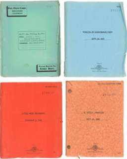 A Shirley Temple-Related Group of Scripts, 1930s. (Total: 4 Items) | Heritage