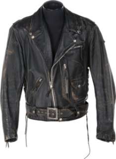 Arnold Schwarzenegger "Terminator" Signature Leather Jacket from Terminator 2: Judgment Day ... | Heritage