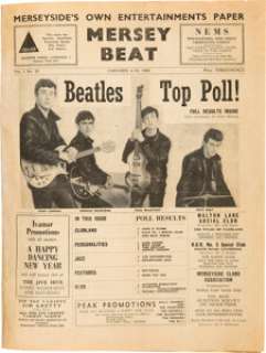 The Beatles Original Copy of Mersey Beat Vol. 1, No. 13 (UK, 1962). | Heritage