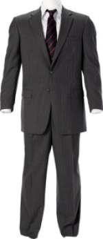 Anchorman: The Legend of Ron Burgundy (DreamWorks, 2004), Will Ferrell "Ron Burgundy" Gray Suit.