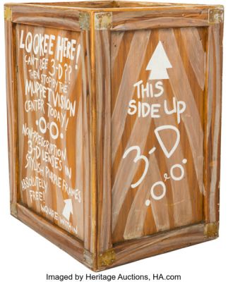 Walt Disney World® Resort - "Muppet*Vision 3D" Original Park-Used 3-D Glasses Distribution Bin (The Walt Disney Company, 1991 - 2025). | Heritage
