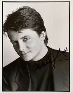 Family Ties | Family Ties - Michael J. Fox - Authentic Signed Press Still (early 90’s) , with COA - No Reserve | Catawiki