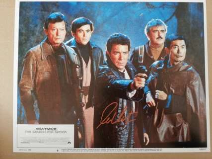 Star Trek: William Shatner Handsigned Star Trek III Lobby Card in-Person Autograph | Star Trek: William Shatner handsigned Star Trek III Lobby Card in-person autograph | Catawiki