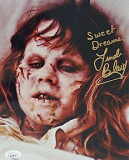 The Exorcist | The Exorcist - Linda Blair (Regan) Signed With COA of JSA, added "Sweet Dreams" | Catawiki