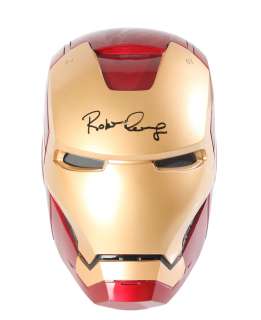 Iron Man Prop Replica Hasbro Legends Series Electronic Helmet (SWAU) Signed by Robert Downey Jr. | SWAU