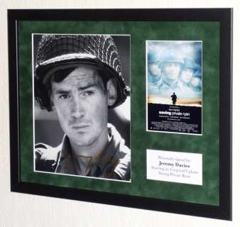 Saving Private Ryan | Saving Private Ryan - Jeremy Davies (Corporal Upham Premium Framed, signed, COA & GCC Sticker | Catawiki