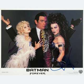 Batman Forever - Triple Signed by Drew Barrymore, Tommy Lee Jones and Debi Mazar | Catawiki