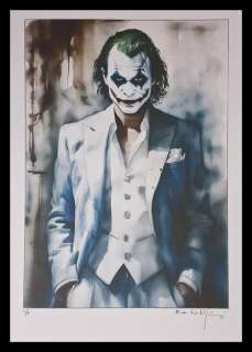 Joker - Heath Ledger - watercolor edition by Emma Wildfang - Large size | Catawiki