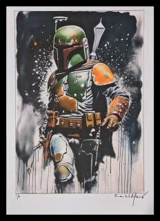 Boba Fett - watercolor edition by Emma Wildfang - Large size | Catawiki