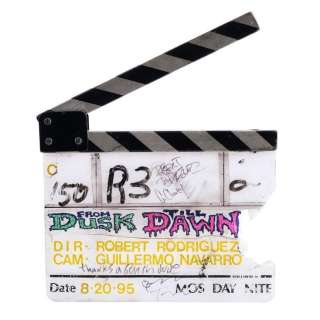 From Dusk Till Dawn (1996) - Lot 133 - George Clooney, Quentin Tarantino, and Robert Rodriguez-Autographed Clapperboard