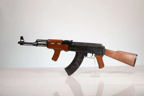 Wood Foregrip AK-47 Rifle Costume Prop | Wulfgar Props