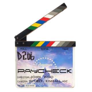 Paycheck (2003) - Lot 1055 - Clapperboard