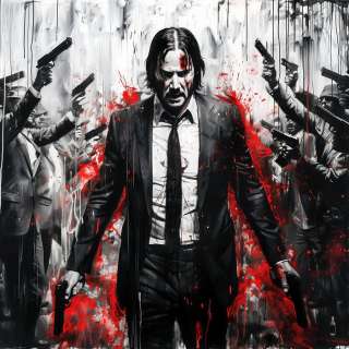 Artxlife - Jonh Wick Bullet Rain 6 [XXL] | Catawiki