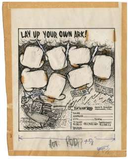 Lot 832 - Ed "Big Daddy" Roth orig artwork of "Rat Fink"