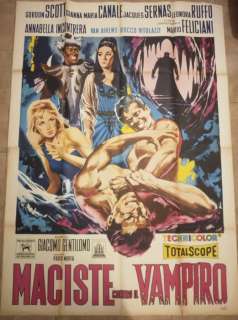 Anonymous - MACISTE CONTRO IL VAMPIRO 4F ORIGINALE - 1960s | Catawiki