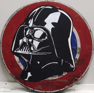 Boriani2.0 (1971) - DarthVader 60cm street traffic sign | Catawiki