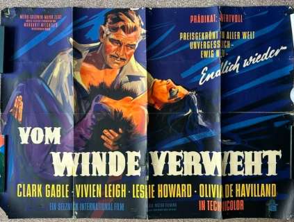 Rolf Goetze. - Rare Original Gone with the Wind 1962 Germany - 1960s | Catawiki